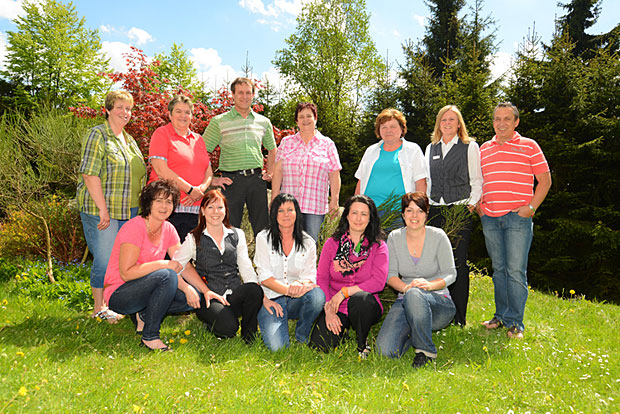Team vom Haus Bayerwald im Bayerischen Wald